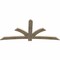 Ekena Millwork Davenport Rough Sawn Timber Gable Bracket, Douglas Fir, 96"W x 44"H x 2"D x 6"F, 11/12 Pitch GBW096X44X0206DAV00RDF - alternate 4